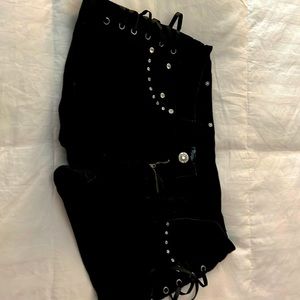 Platinum, plush biker shorts from Los Angeles size medium